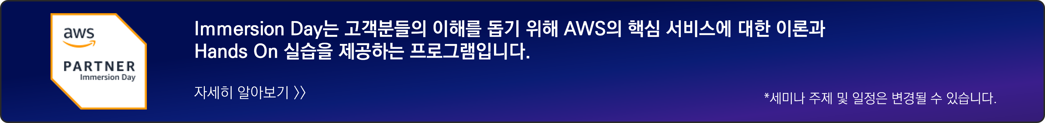 솔트웨어 이머전데이 소개